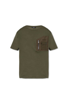 t-shirt-en-coton-vert-avec-poches
