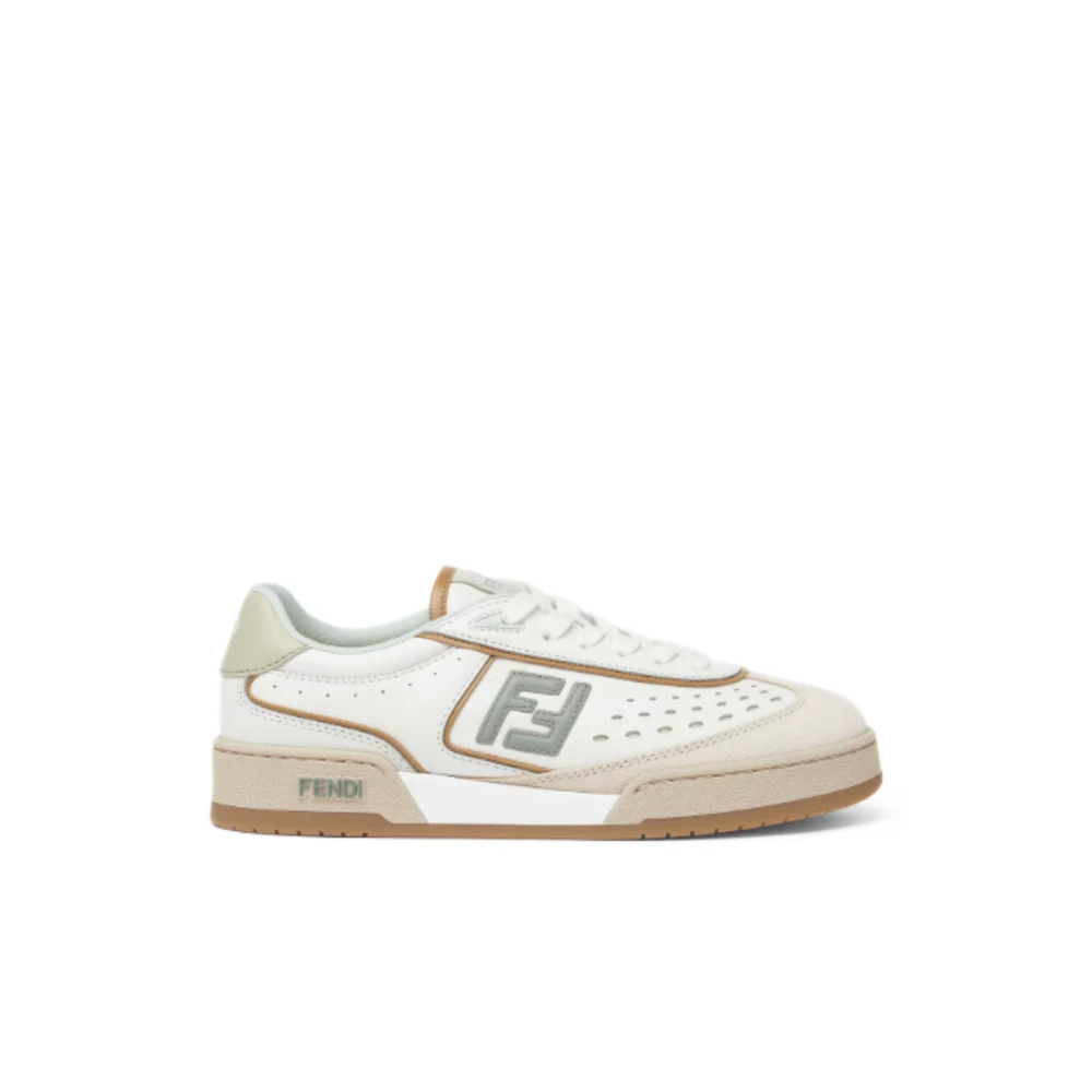 Fendi Damen Weiß Schuhe, 36 1/2 Eugröße: