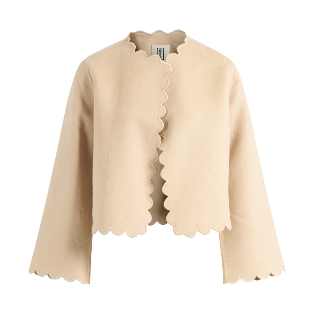 By Malene Birger Beige Light Jackets, Female, Xs, Vibetta Jacket