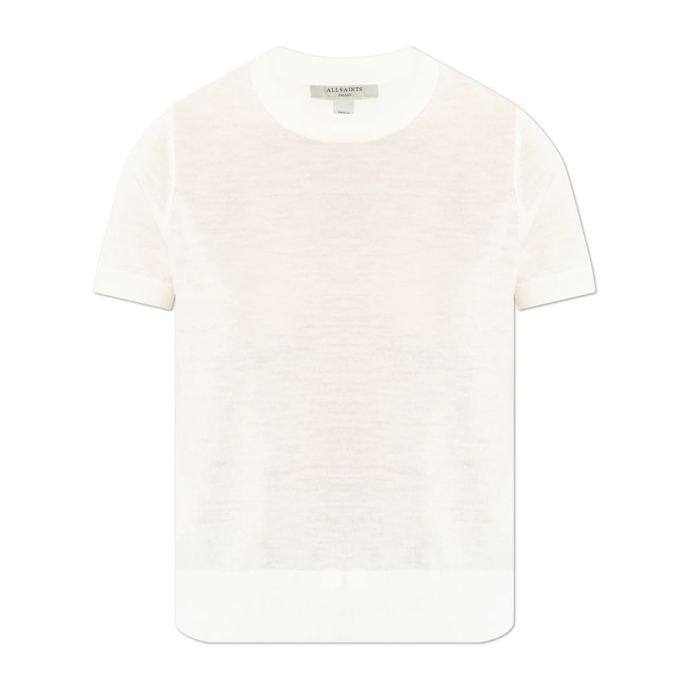 AllSaints Wol Top Bern Beige Dames