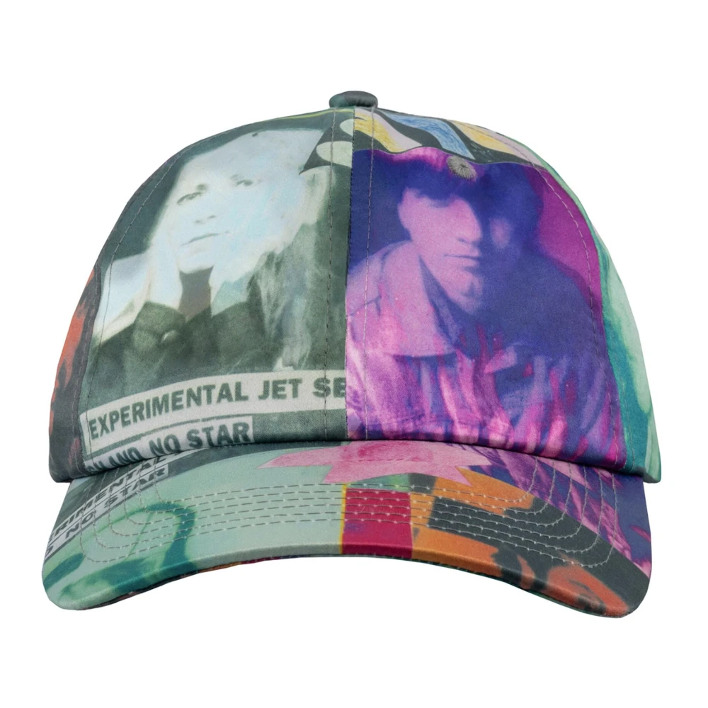 Pleasures Gedrukte Visor Jet Set Pet Multicolor Heren