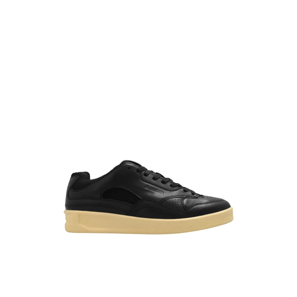 Jil Sander Sneakers met Logo Heren Schoenen Zwart