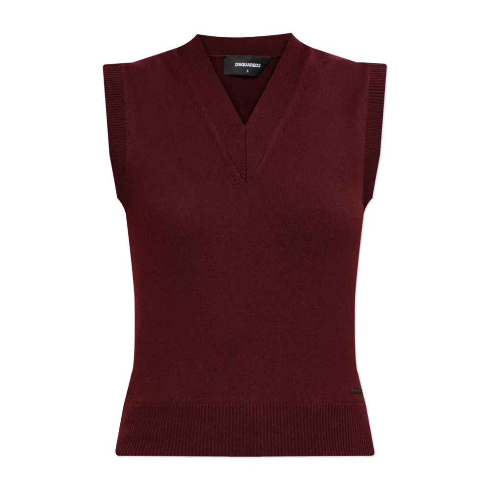 Knitwear > V-neck Knitwear - - Dsquared2 - Modalova