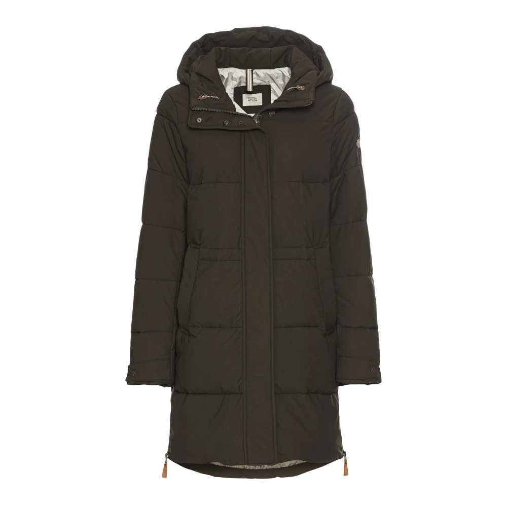 camel active Gewatteerde Forest Green Jas Green Dames