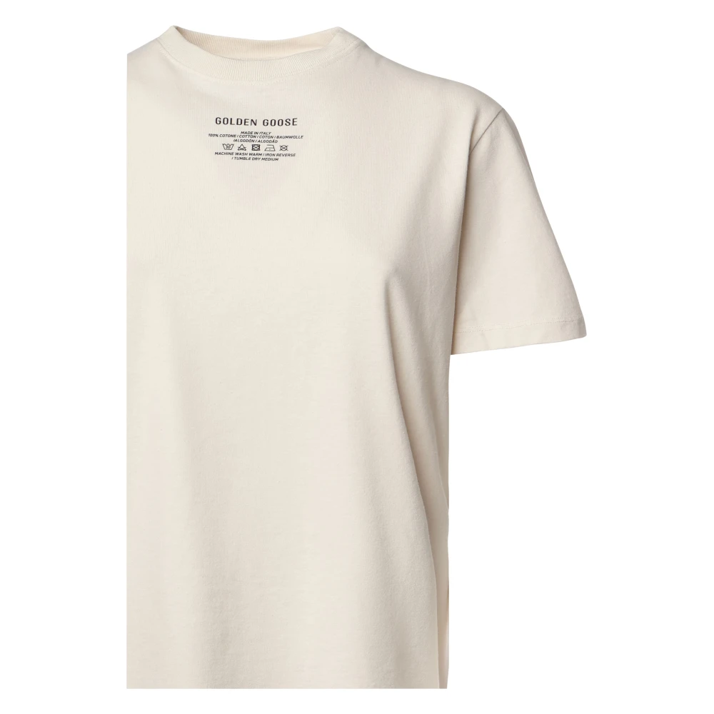 Golden Goose Wit T-shirt White Dames