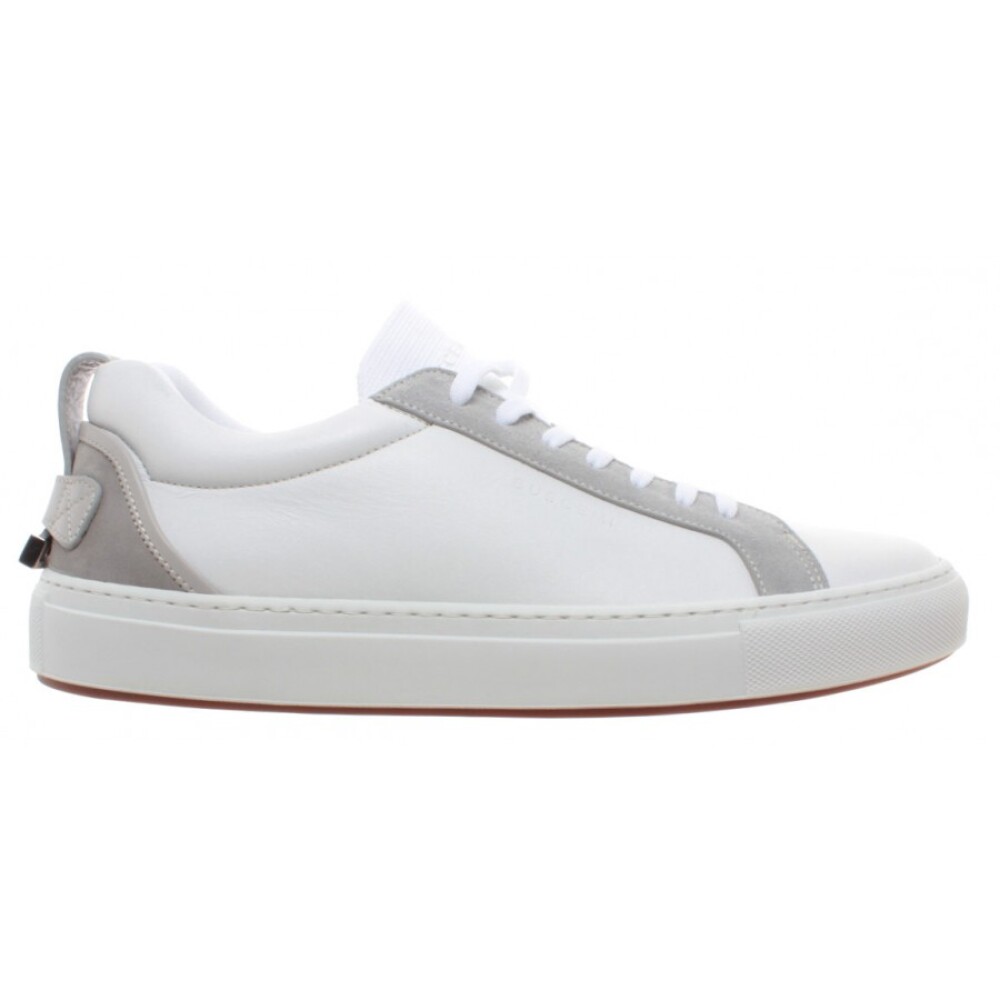 Sneakers Uomo BUSCEMI Lyndon Sport Pelle Bianca BUSCEMI Uomo