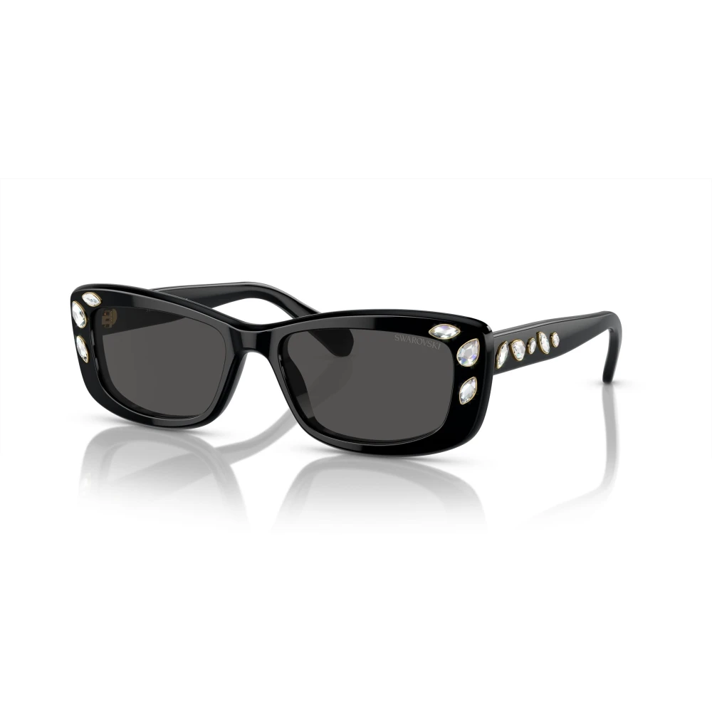 Swarovski Black Sunglasses - Female - Sunglasses - 54 Mm - Accessories