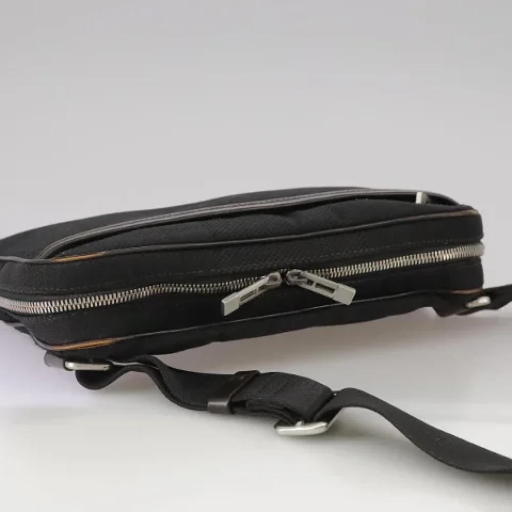 Louis Vuitton Vintage Pre-owned Canvas crossbody-bags Black Dames