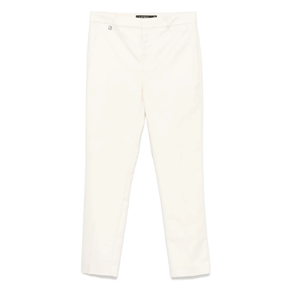 Ralph Lauren Lakythia Slim Leg Pant Beige Dames