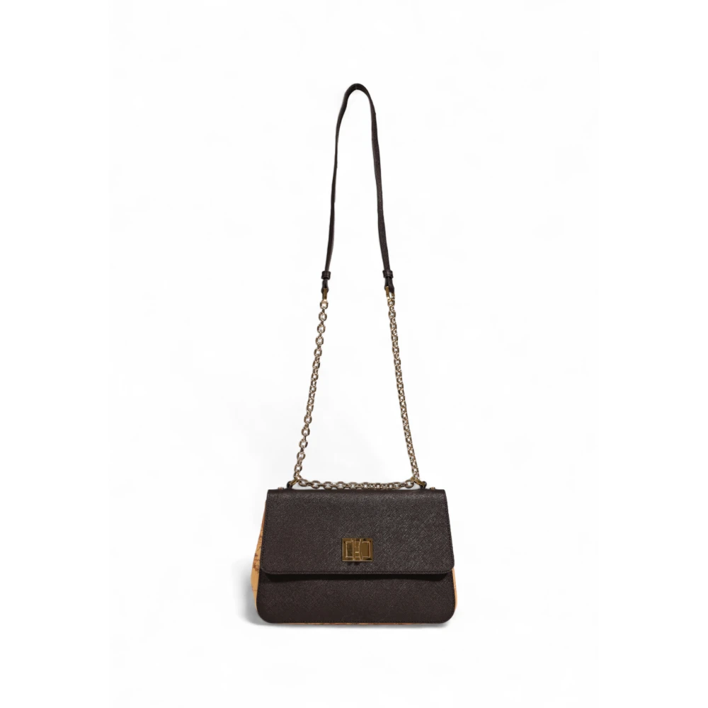 Alviero Martini 1a Classe Zwarte Schoudertas Gemengde Materiaalsamenstelling Black Dames
