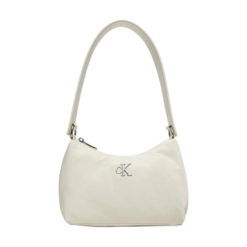Calvin Klein Jeans Witte Polyester Handtas voor Vrouwen White Dames