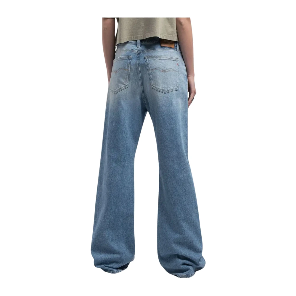 Replay Tejano Loose-Fit Jeans Blue Dames