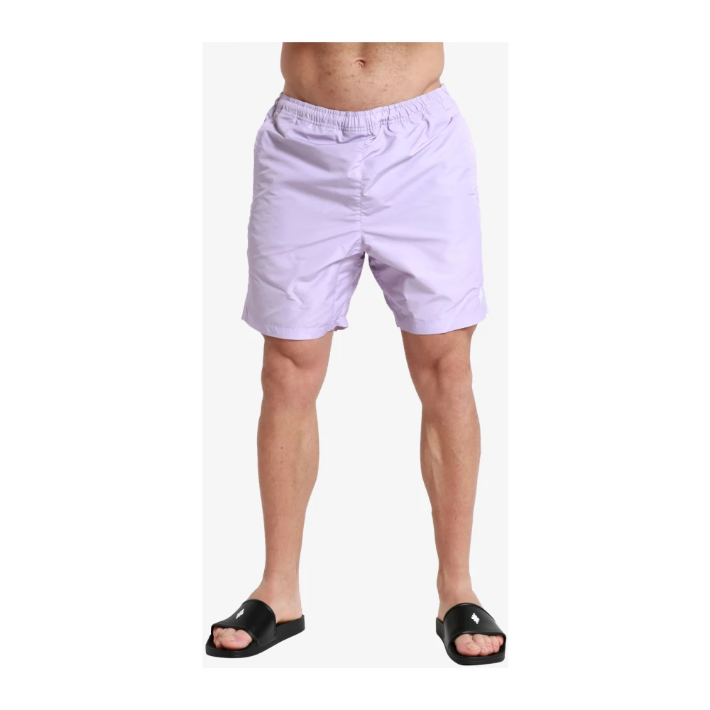 Marcelo Burlon Sea Boxershorts met elastische tailleband Purple Heren