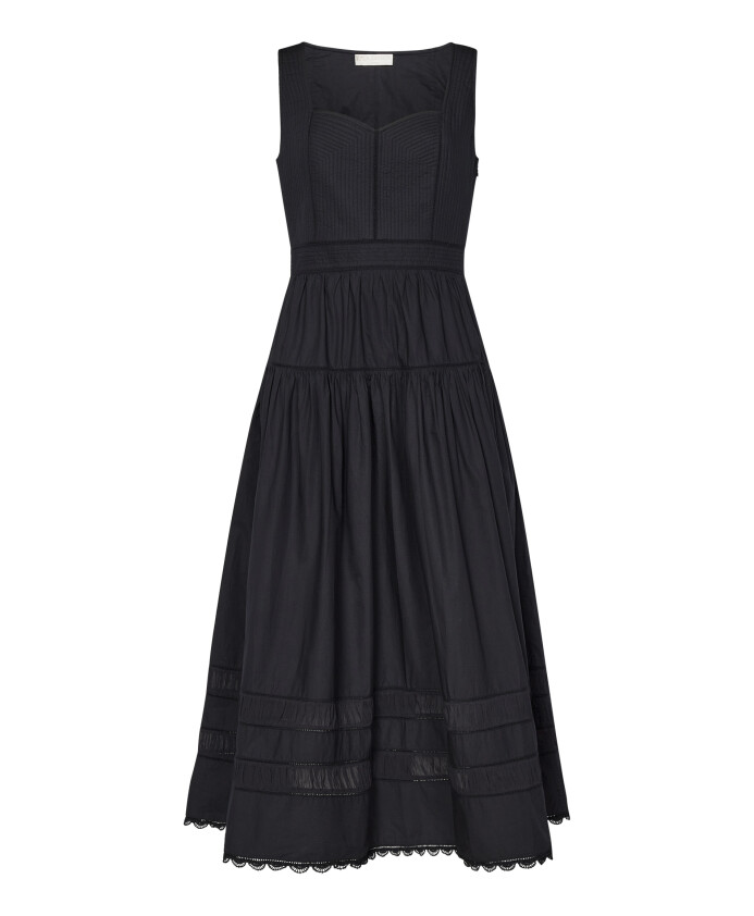 robe-midi-noire-avec-encolure-coeur