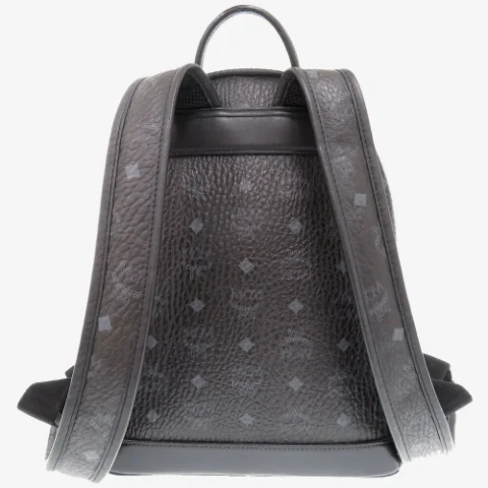 MCM Pre-owned Leather backpacks Black Dames