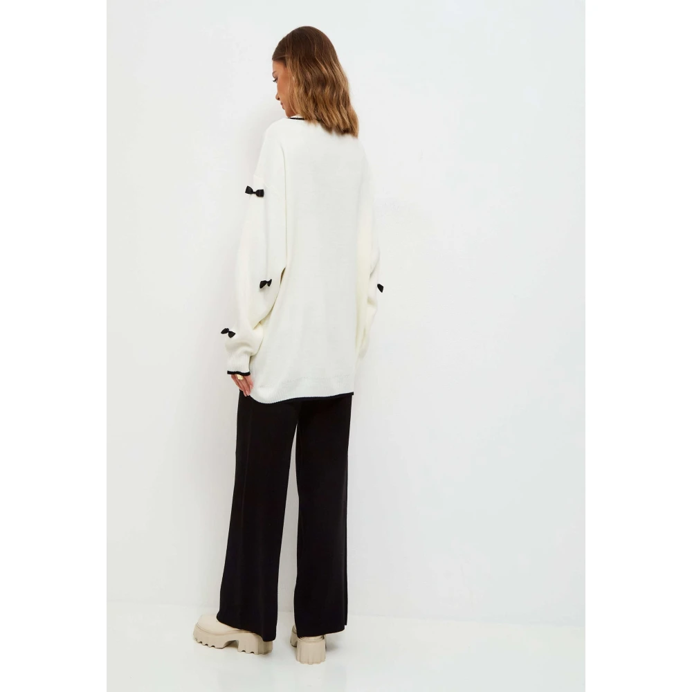 Cesare Gaspari Oversized Jogger Set Vest en Broek Wit White Dames