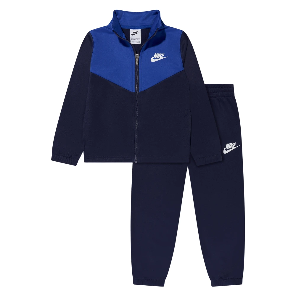 Nike Boys Blue Nsw Lifestyle Essentials Tracksuit - Kids Sport Sets - 12 M - Kids