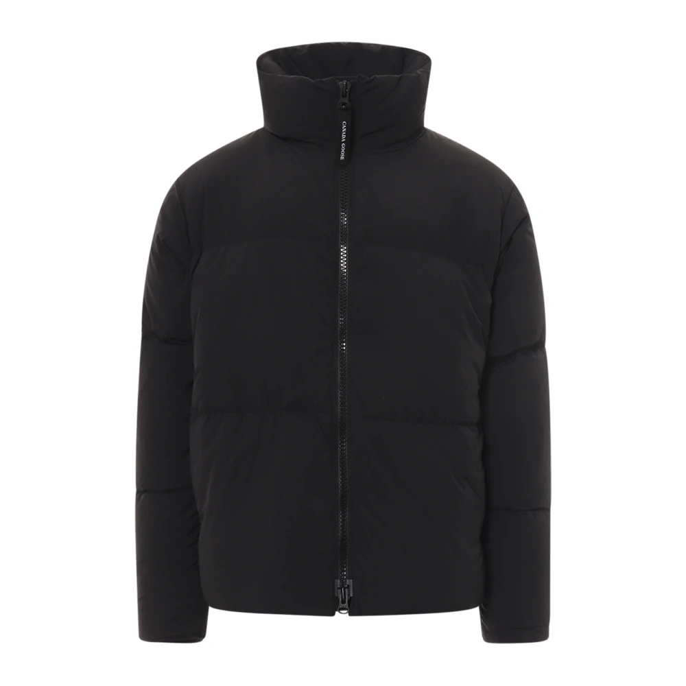 Canada Goose Zwarte Gewatteerde Nylon Jas voor Heren Black Heren