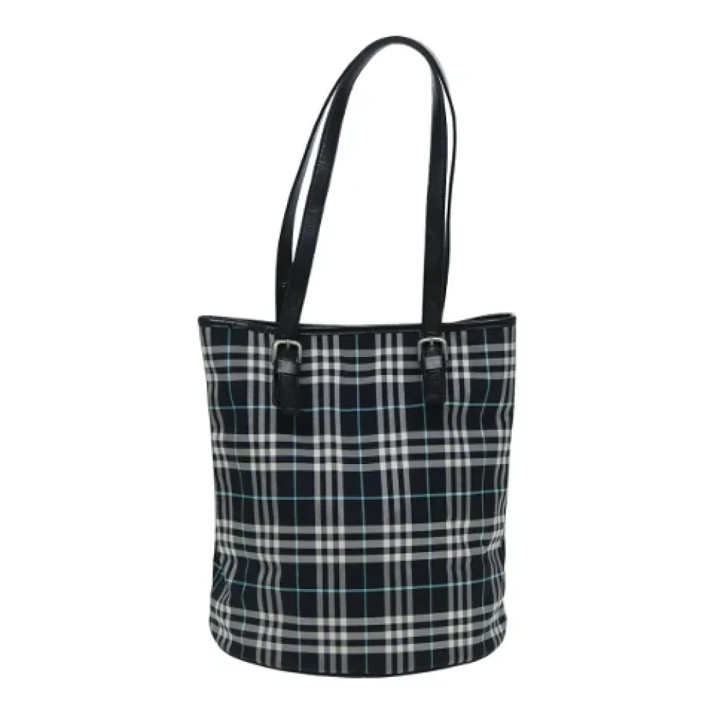 Burberry Vintage Pre-owned Fabric totes Blue Dames