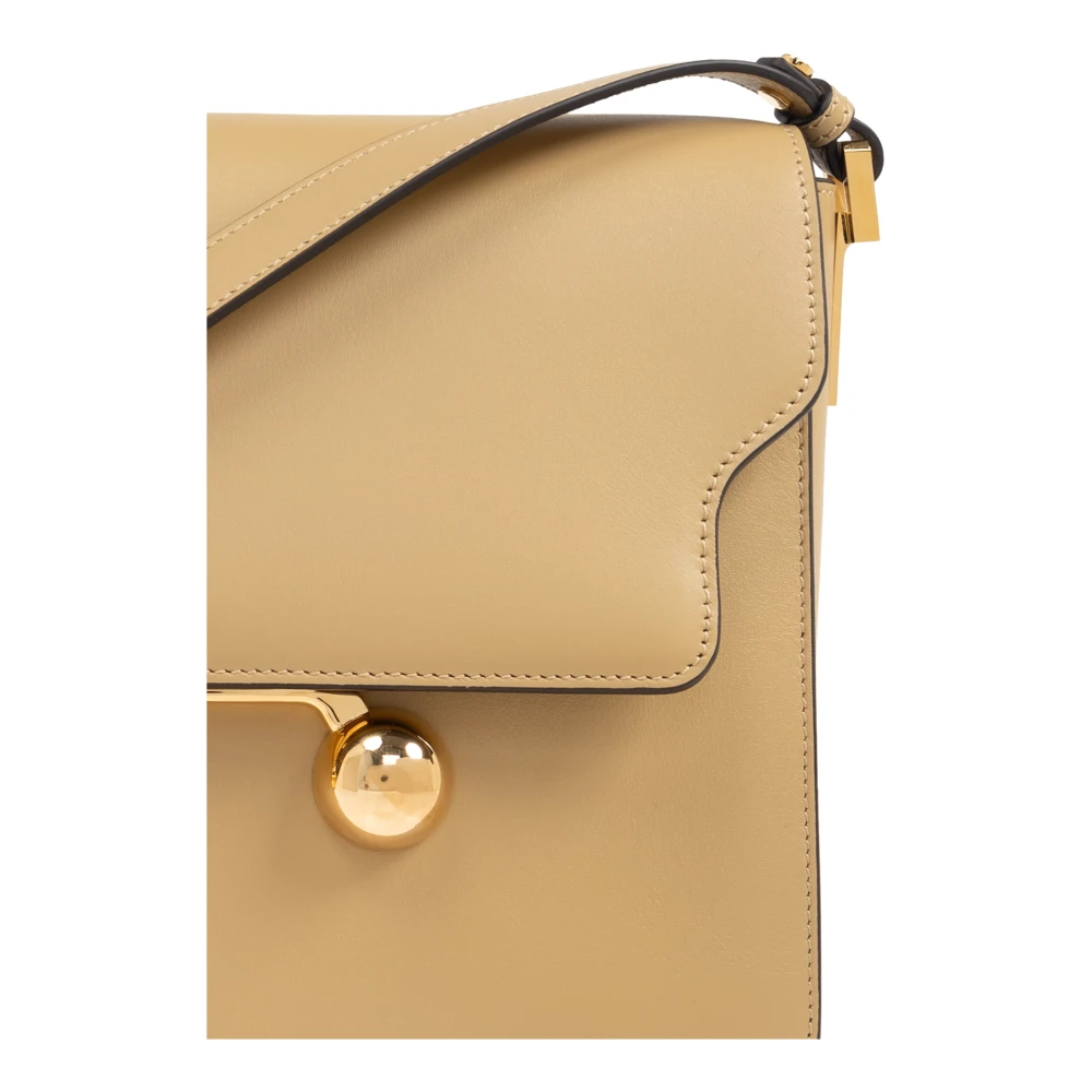 Marni Schoudertas Trunkaroo Medium Beige Dames