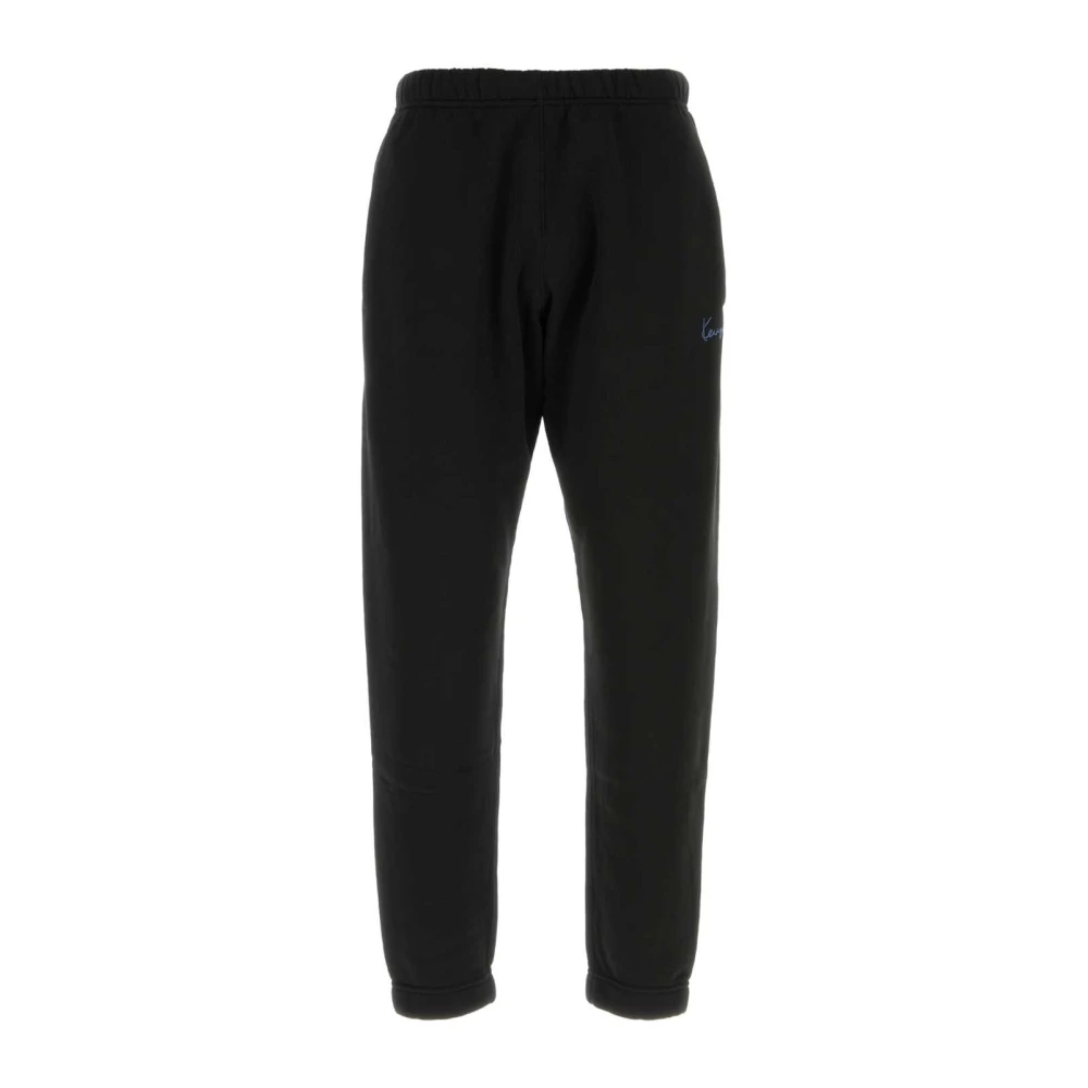 Kenzo Men's Black Sweatpants, Xl, Signature Jogtrousers