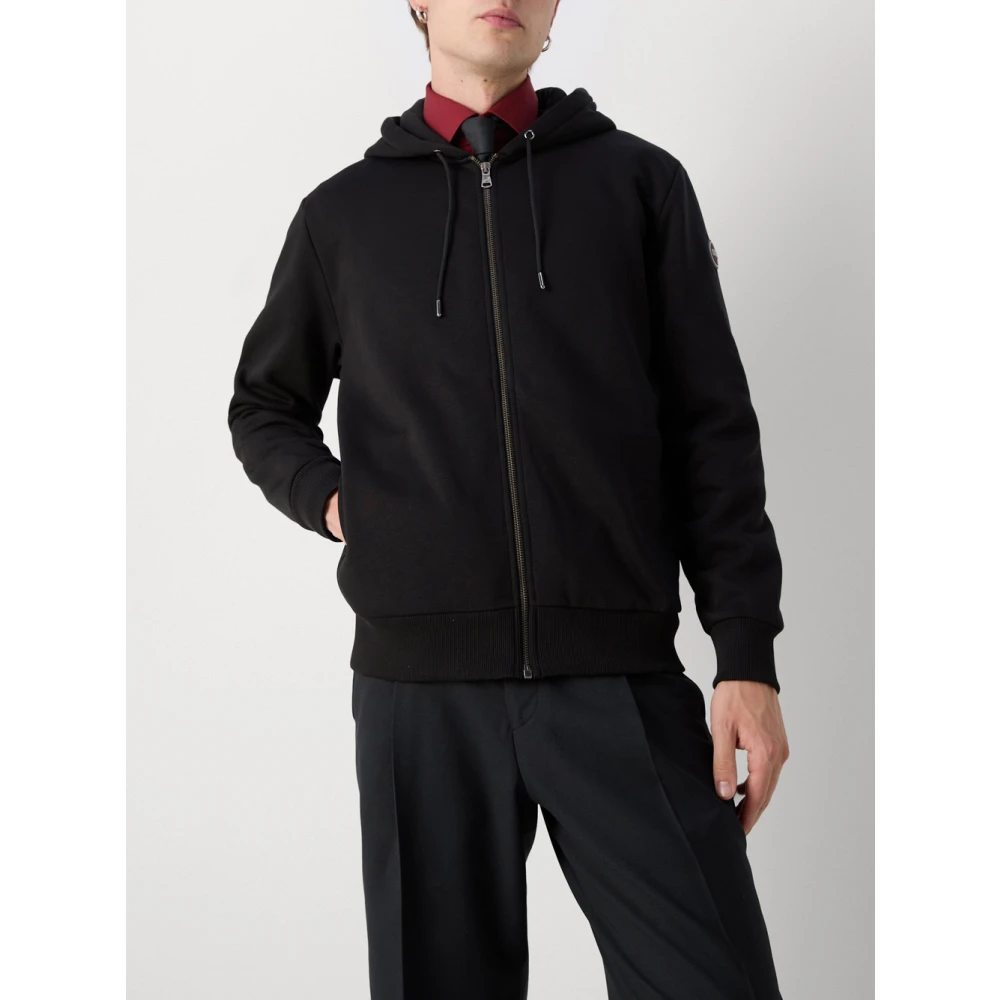 Colmar Zwarte Zip Hoodie Sweaters Black Heren