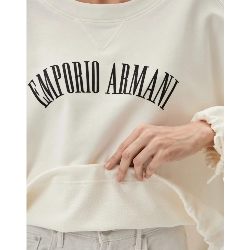 Emporio Armani Sweatshirts White Dames