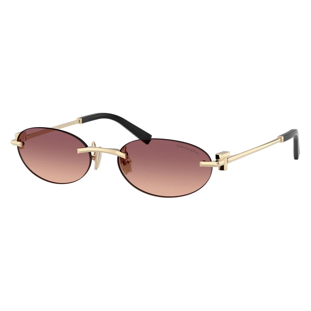 Tiffany & Co. Unisex Yellow Round Sunglasses - Sunglasses - 56 Mm - Accessories