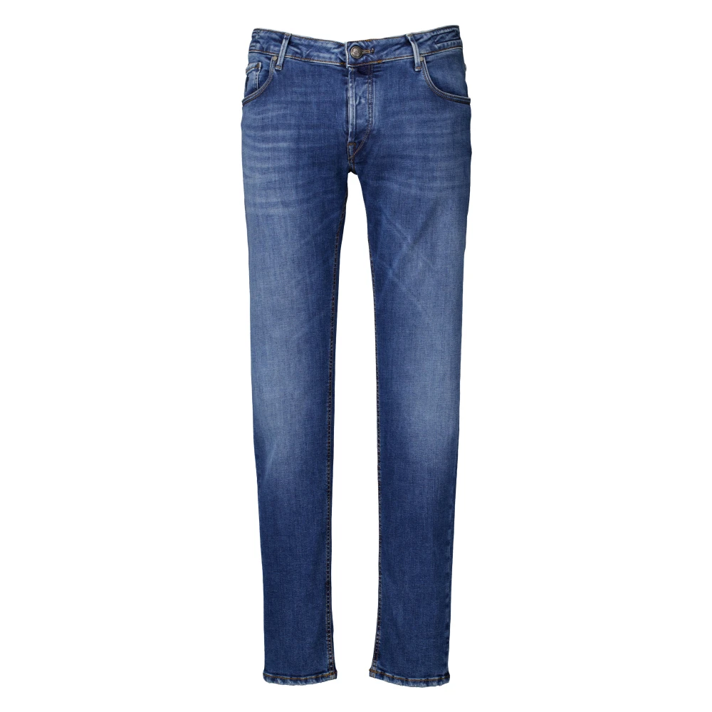 Hand Picked Orvieto Blauwe Jeans Blue Heren