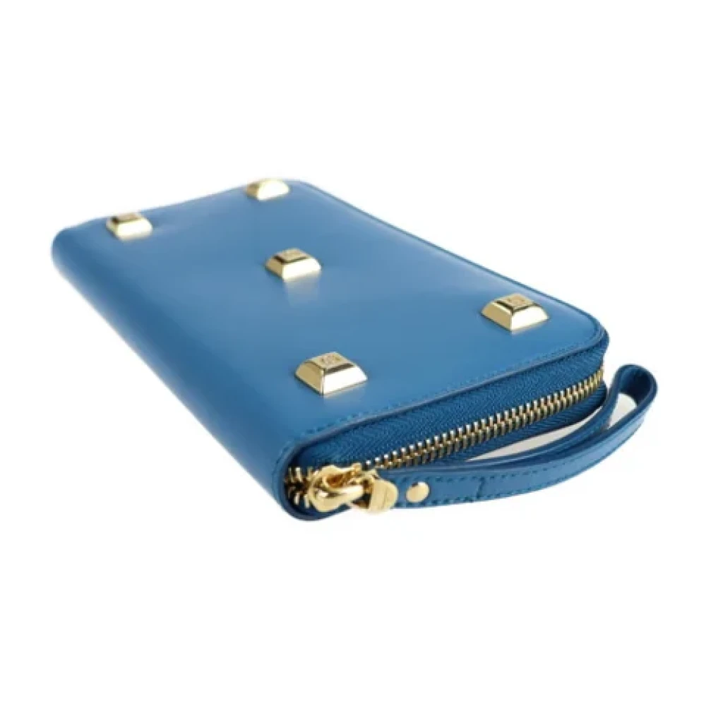 Salvatore Ferragamo Pre-owned Leather wallets Blue Dames