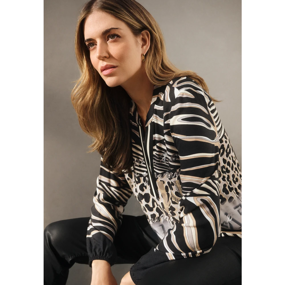 Betty Barclay Dierenprint Lange Blouse Multicolor Dames