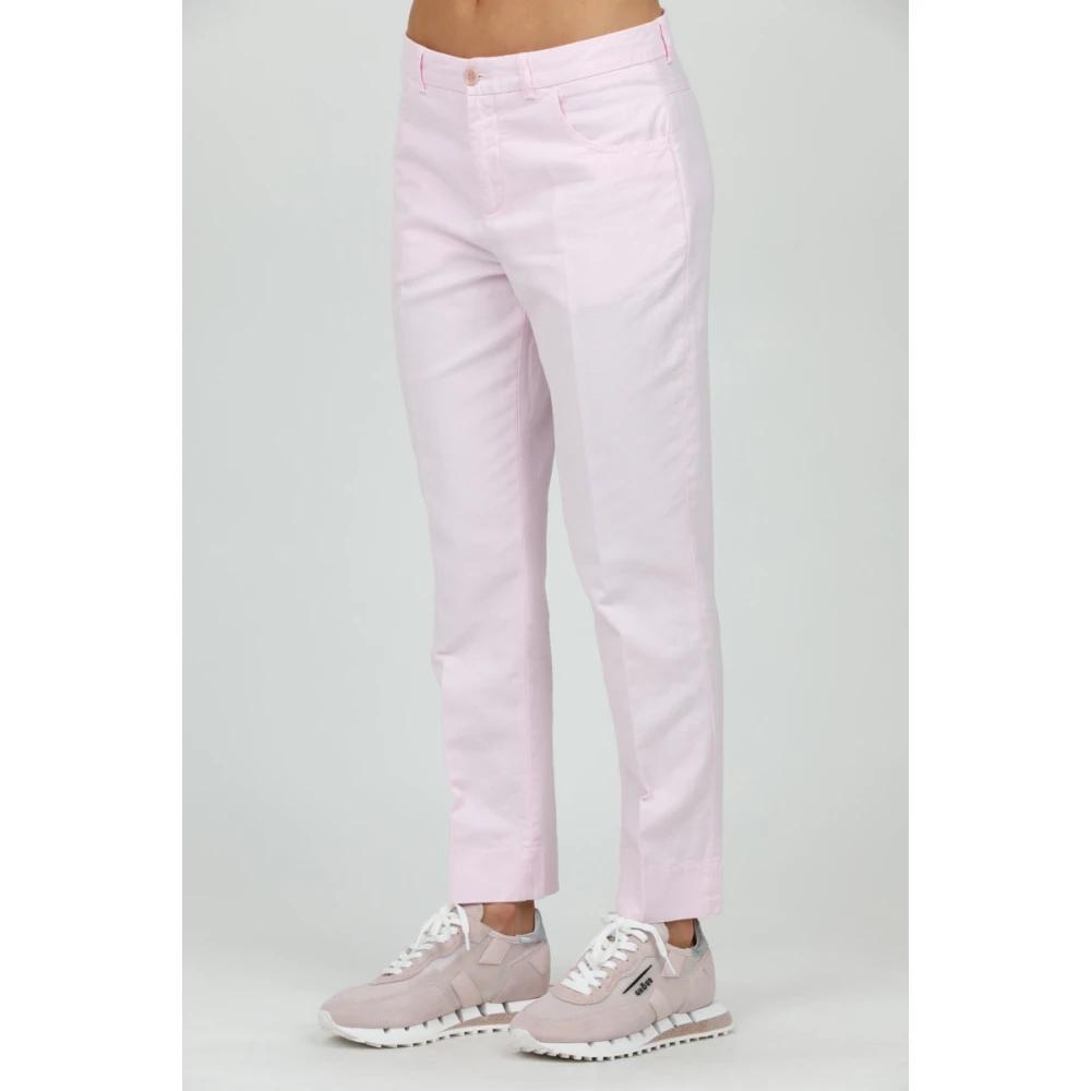 Aspesi Slim-fit broek Pink Dames