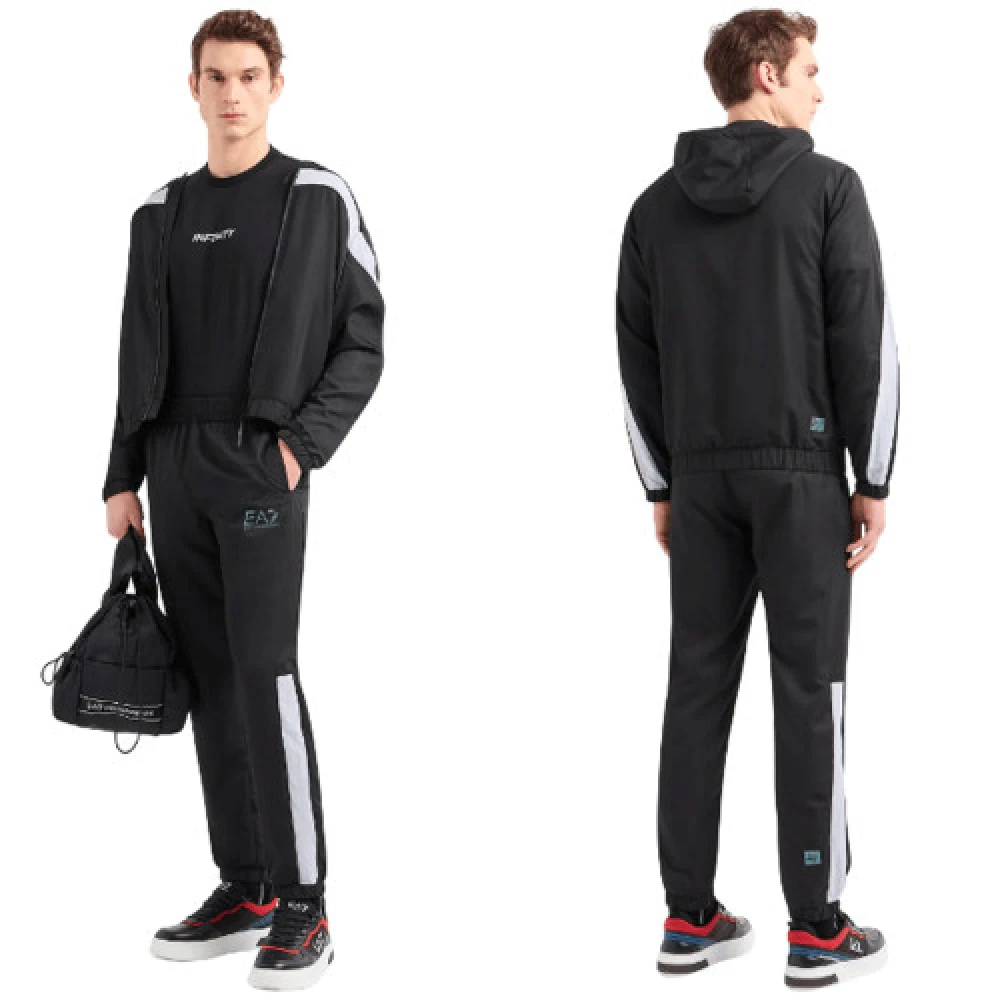 Emporio Armani EA7 Ventus Trainingspak Black Heren