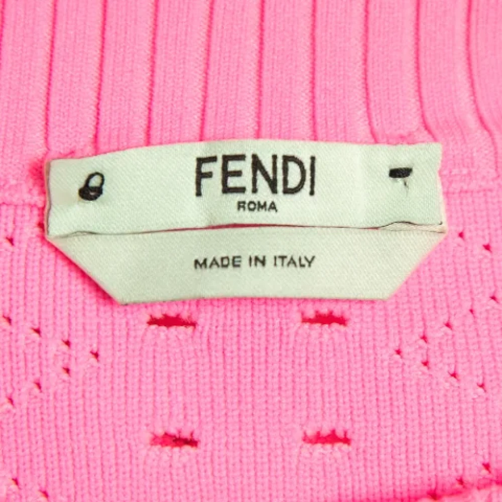 Fendi Vintage Pre-owned Knit tops Pink Dames