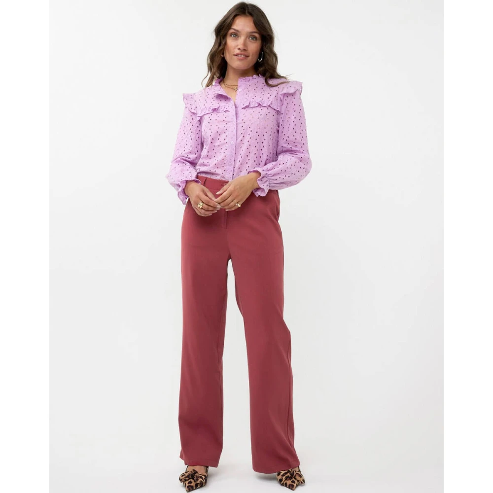 Ydence Solange Broek in Modieuze Stijl Red Dames