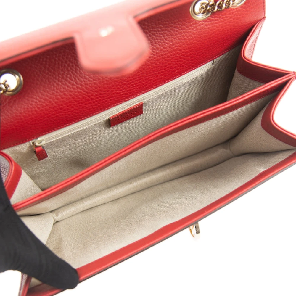 Gucci Interlocking GG Schoudertas Red Dames
