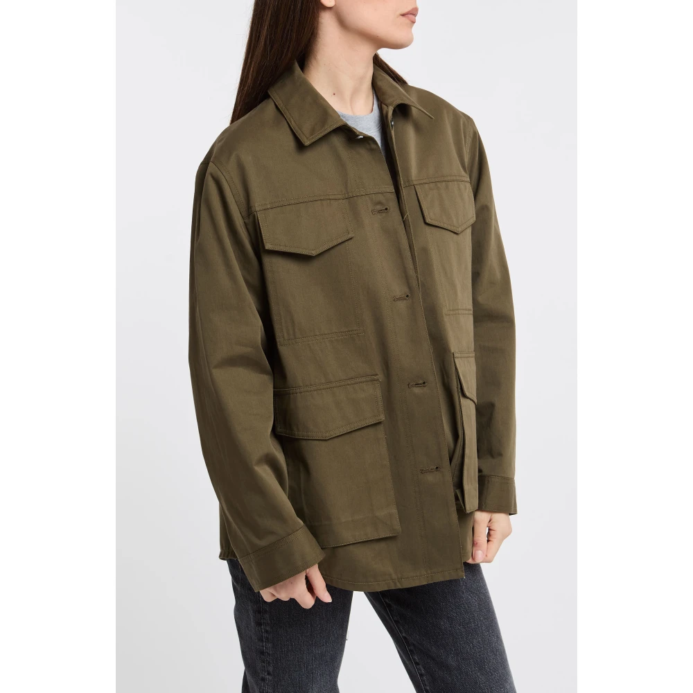 Semicouture Light Jackets Green Dames