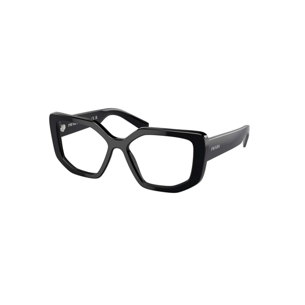 Prada Vlindervorm Zwarte Bril Black Dames