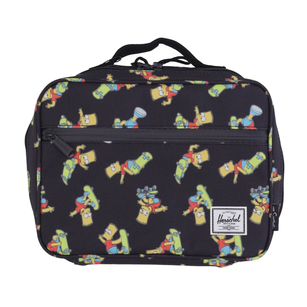 Herschel Unisex Black Simpsons Pop Quiz Lunch Box