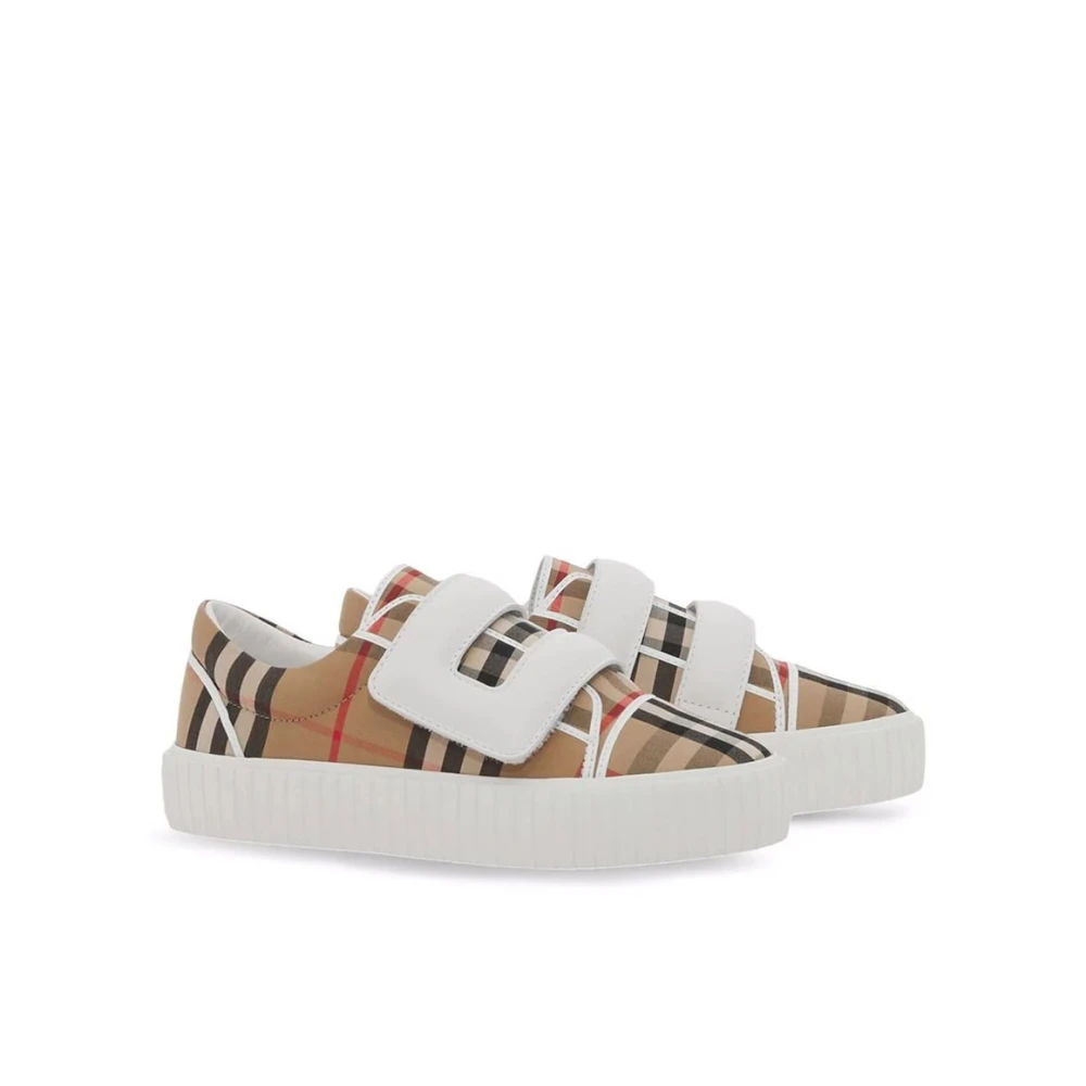 Burberry Högkvalitativa tjej sneakers Beige, Flicka