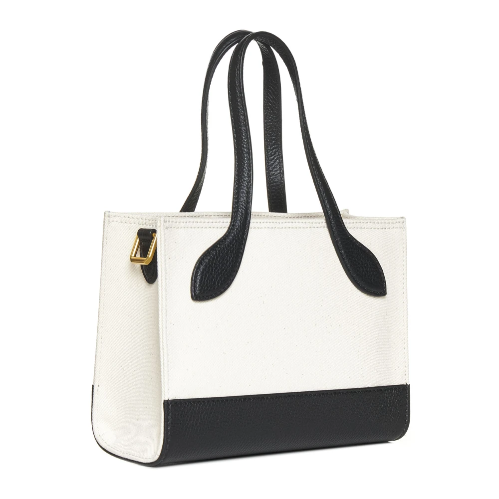 Bally Stijlvolle Logo-Print Tote Tas White Dames