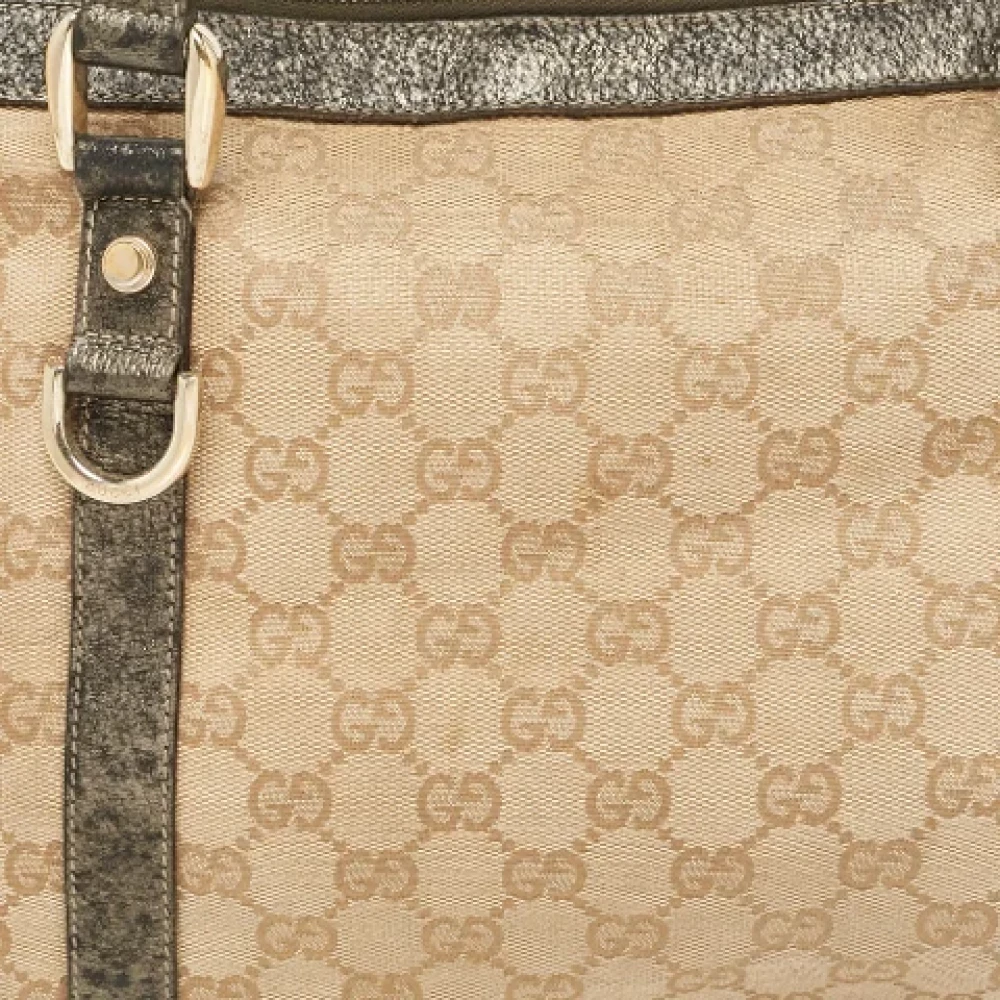 Gucci Vintage Pre-owned Canvas totes Beige Dames