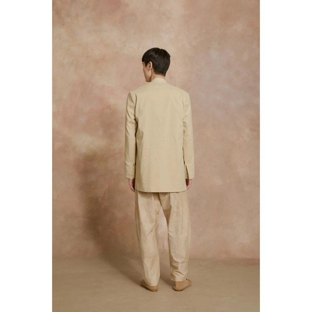 Cortana Mite beige oversized jas Beige Dames