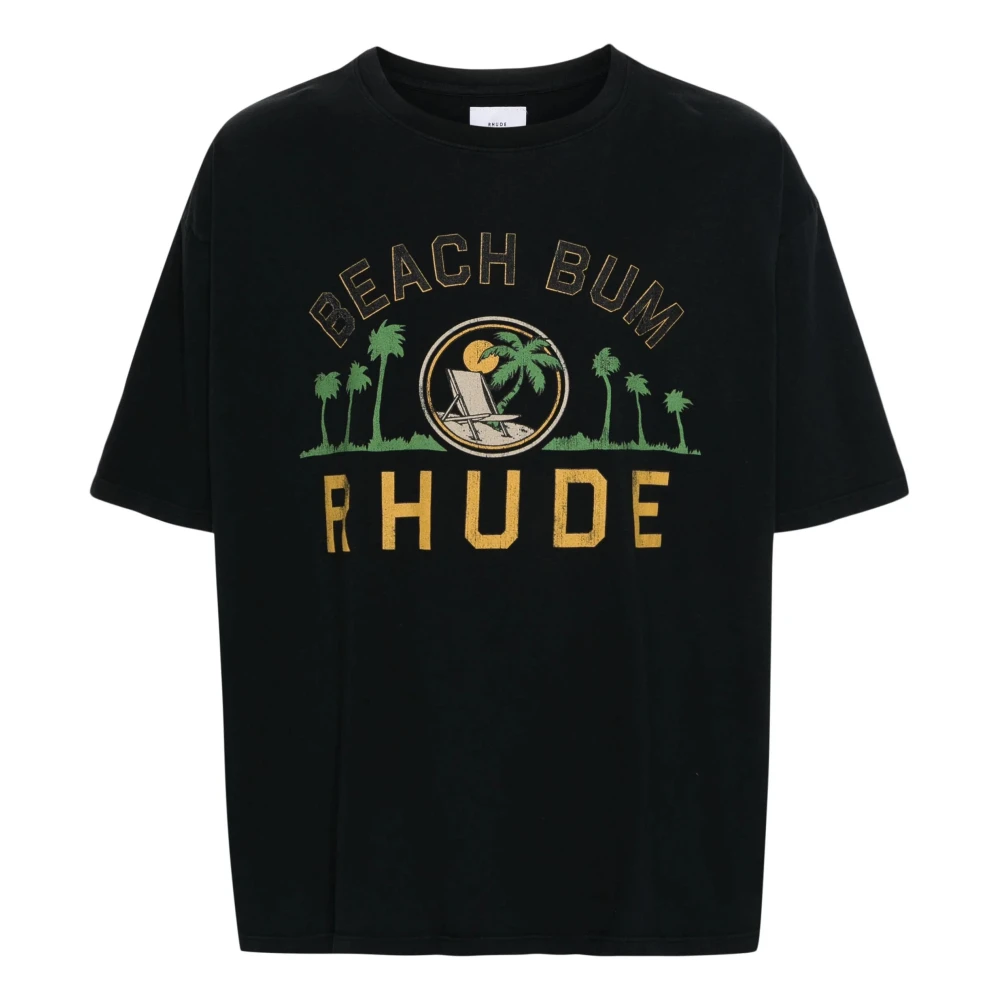 Rhude T-Shirts Black Heren