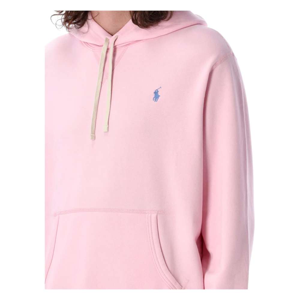 Polo Ralph Lauren Klassieke Katoenmix Hoodie met Koord Pink Heren
