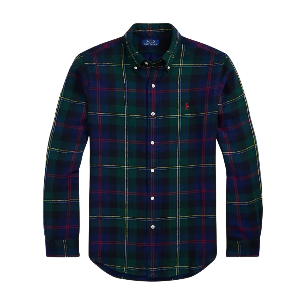Ralph Lauren Geruit Overhemd Custom Fit Multicolor Heren