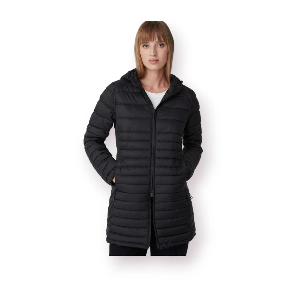 Ciesse Piumini Women's Black Parkas, L, Puffer And Parka Jacket