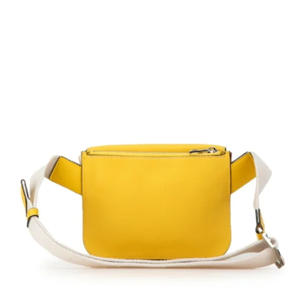 Loewe Pre-owned Canvas shoulder-bags Yellow Dames