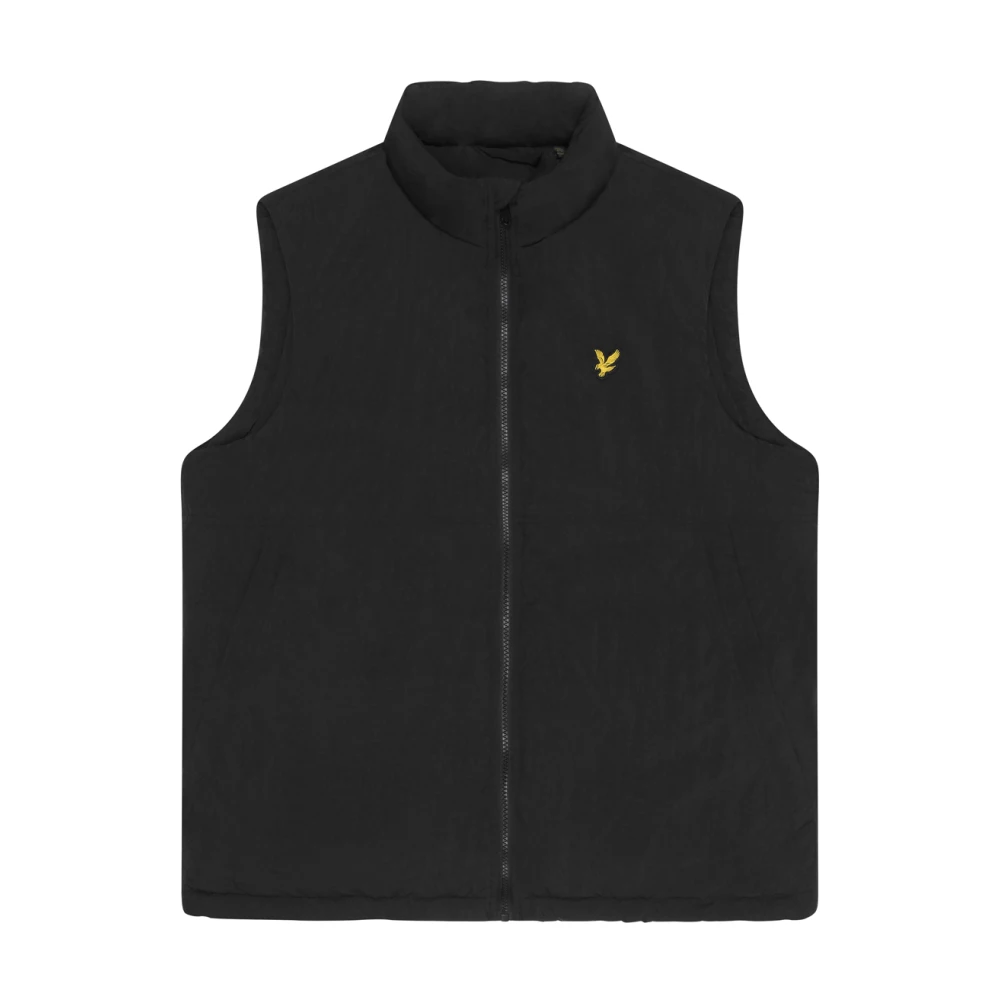 Lyle & Scott Jackor Vadderad Puffer Gilet Black, Herr