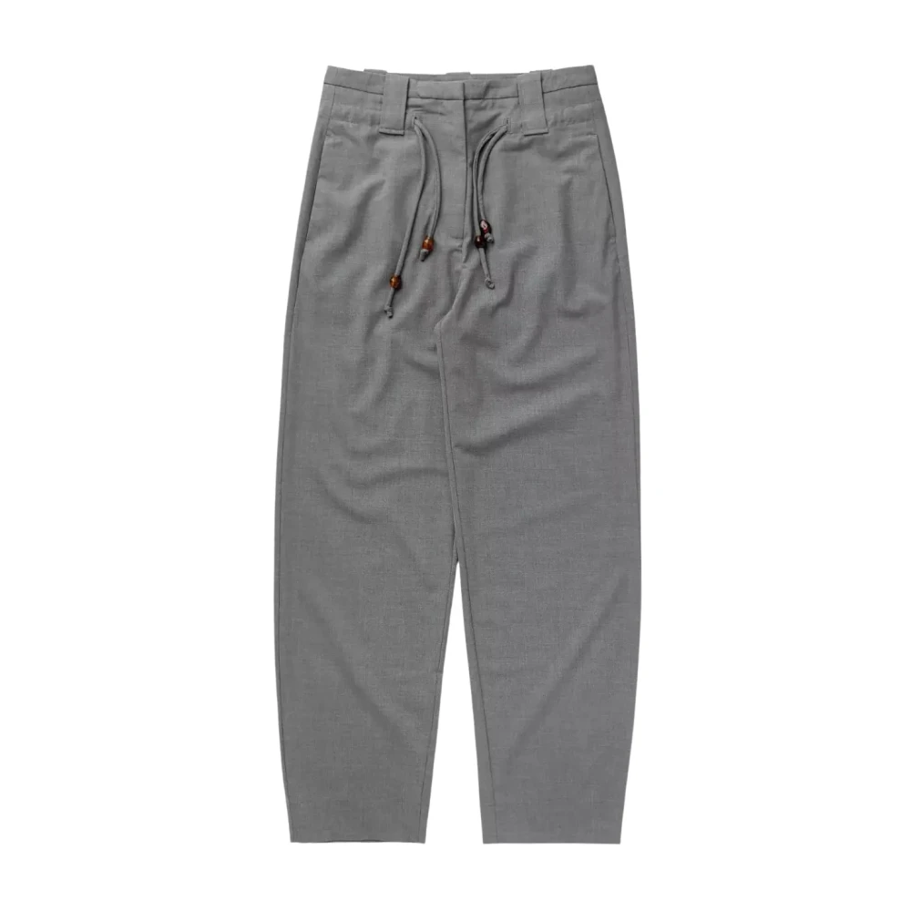 Trousers > Straight Trousers - - Ganni - Modalova